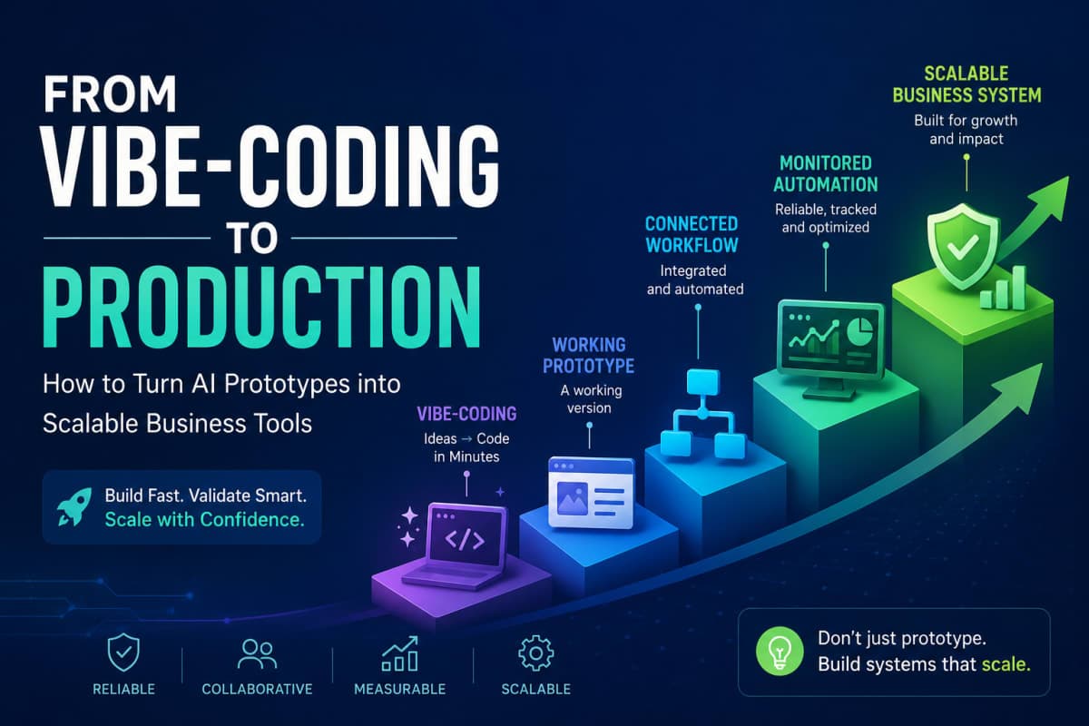 From Vibe-Coding to Production: Scaling AI Prototypes into Real Business Tools